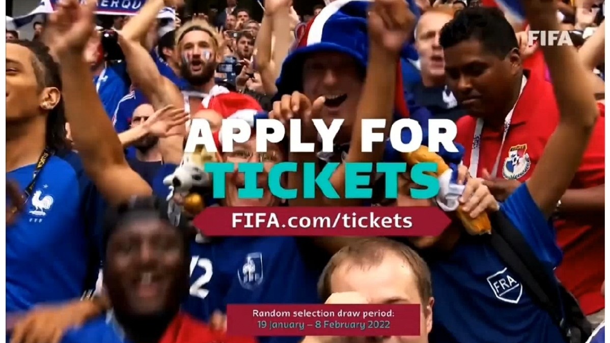 Qatar 2022 - Apply for tickets- Screenshot