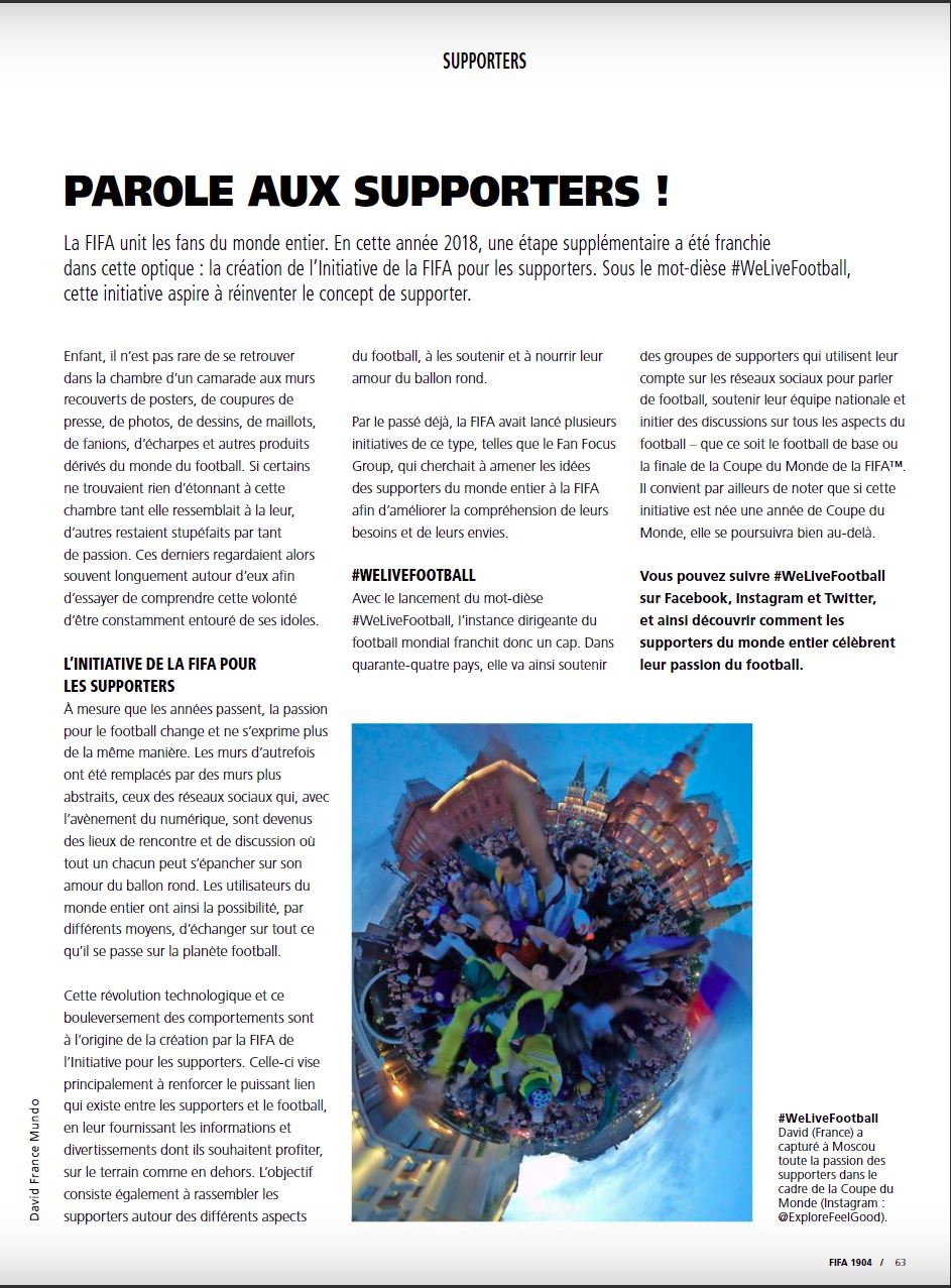 FIFA - Parole aux supporters