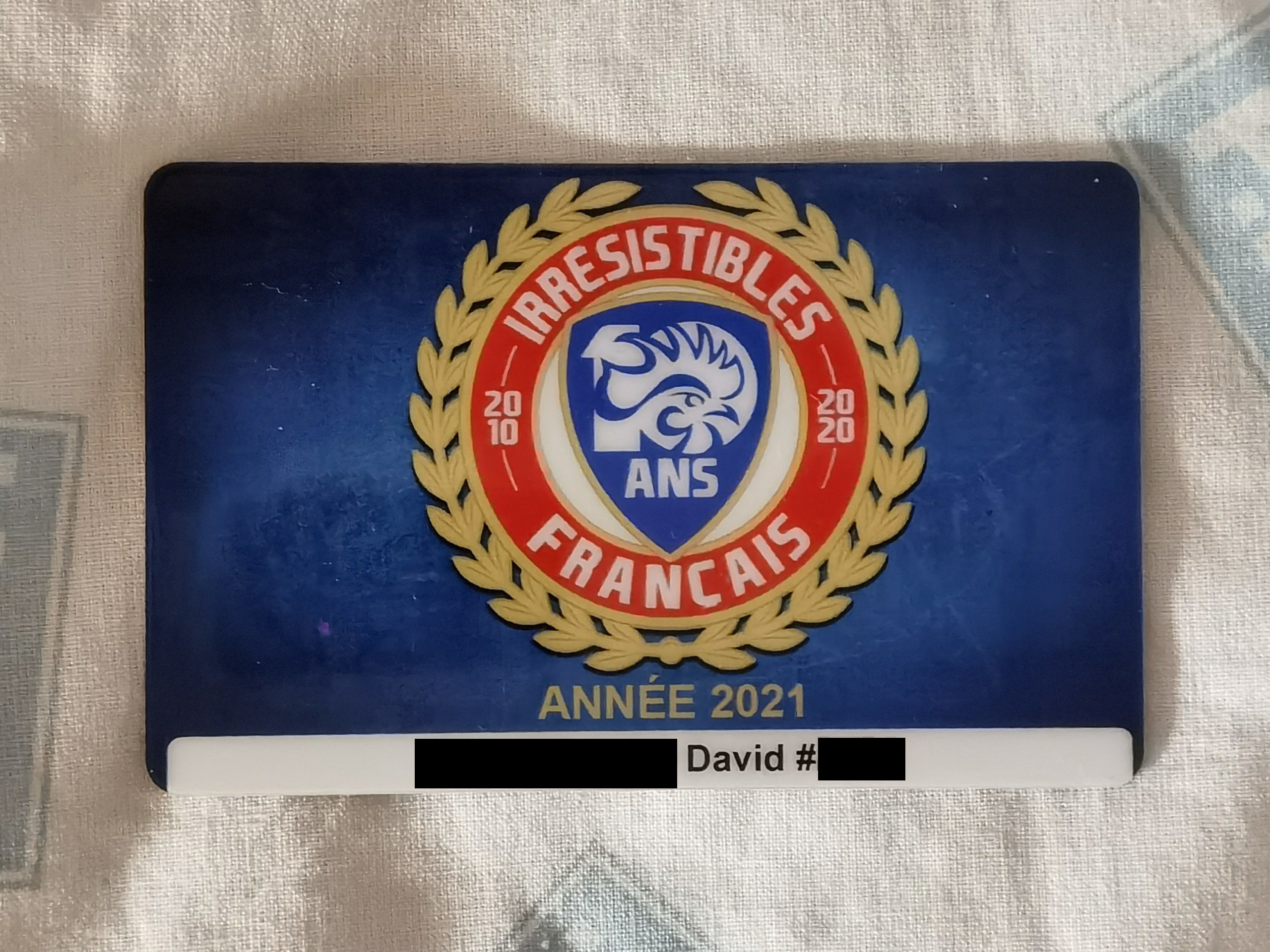 Carte membre Irrésistibes Français
